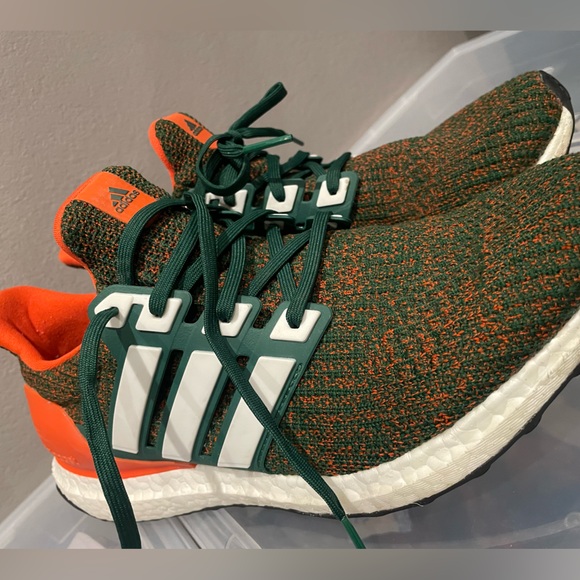 Adidas Ultraboost 4.0 Miami Hurricane men’s 11 - Picture 9 of 10